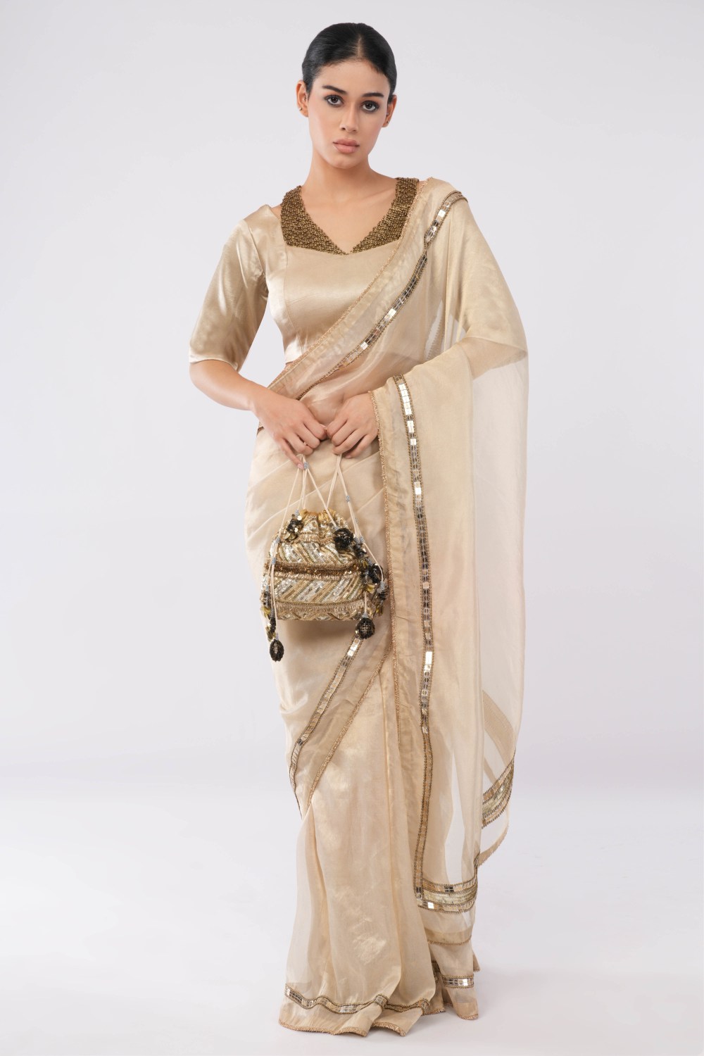 The Defiant Border Sari