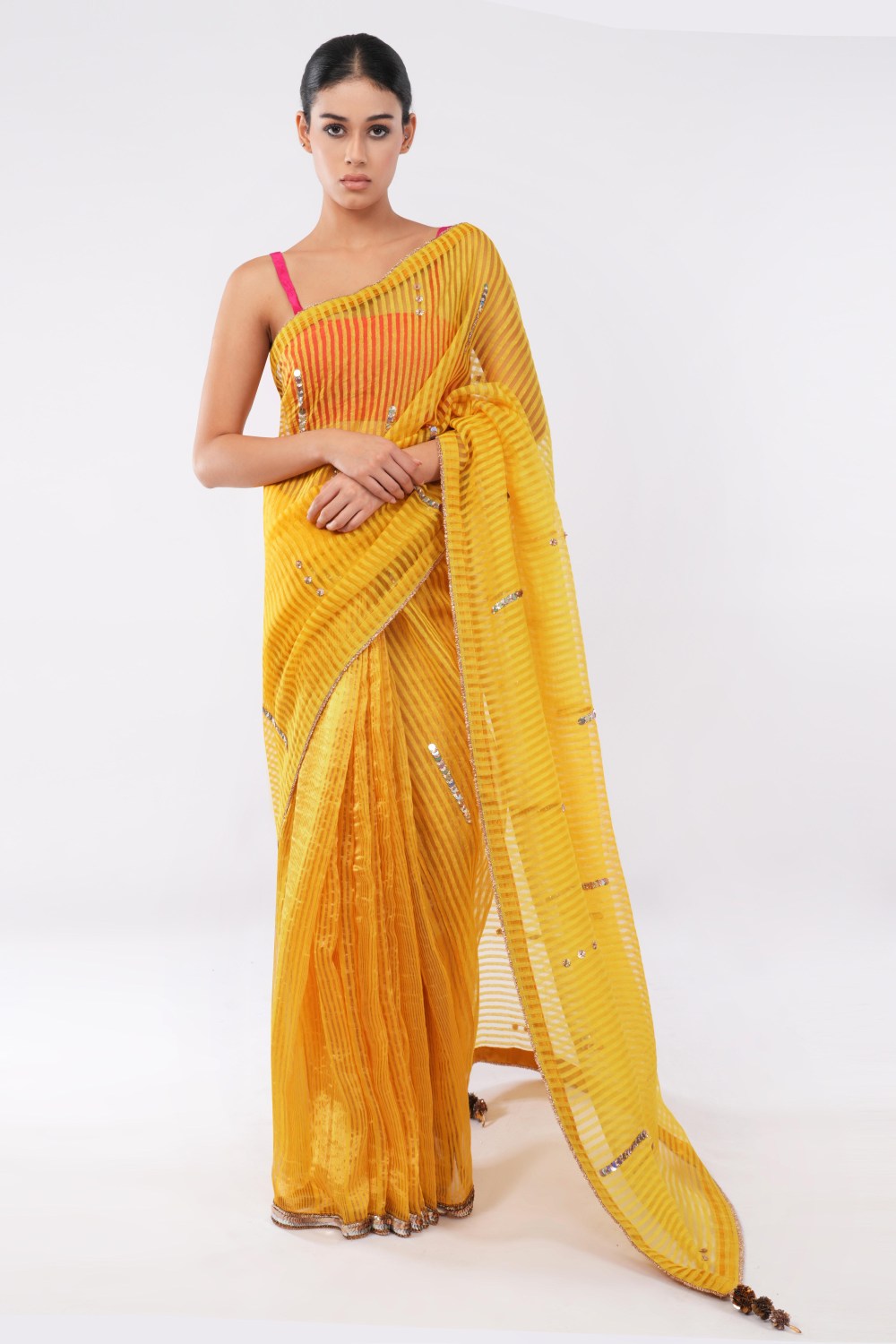 The Luminous Diptych Sari